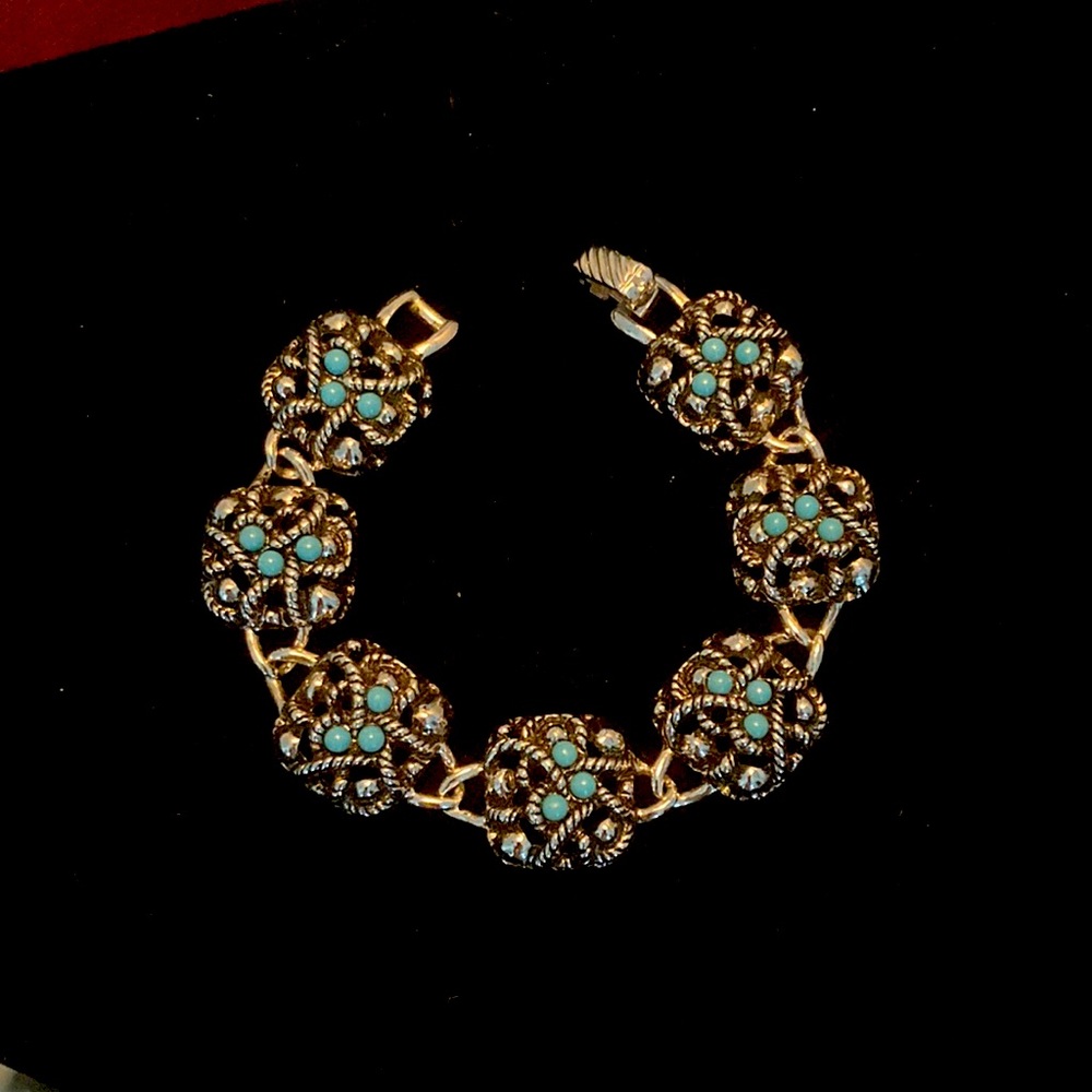 Silver & Turquoise Bracelet